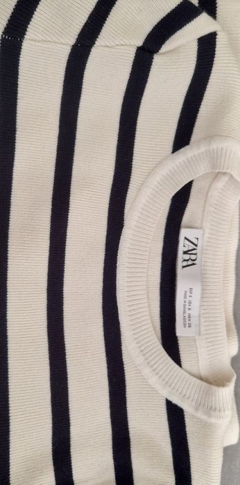 топ в полоску Zara