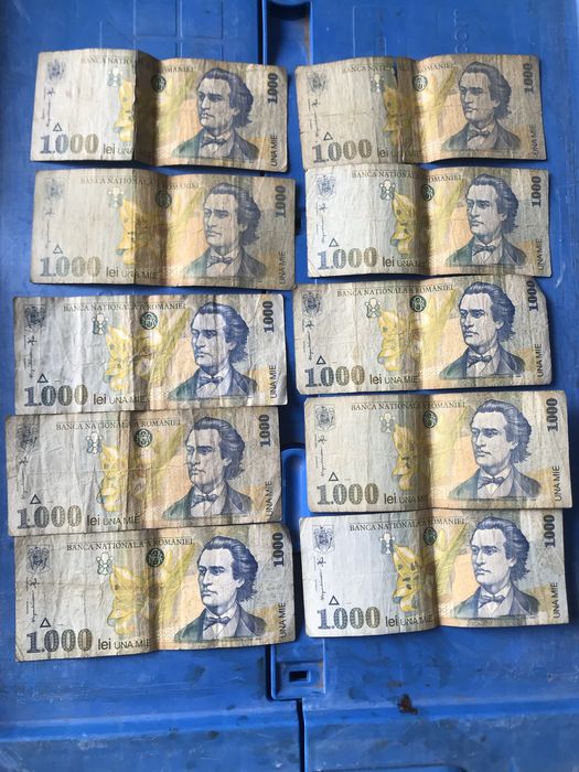 10 bancnote de 1000 de lei
