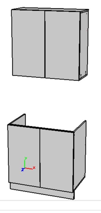 Тумба с щиками, 600 для кухни. Создам проект с присадкой.
