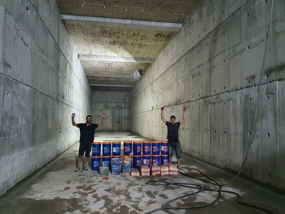 Гидроизоляция подвала полов балкона бетона с материалами Пенетрон