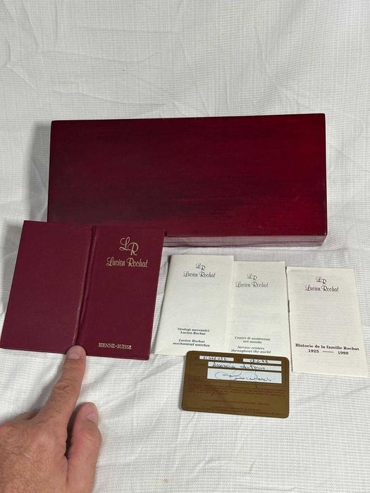 CEAS LUCIEN ROCHAT - KRON - Auto - Aur/Otel - 17g de aur + Cutie +Acte