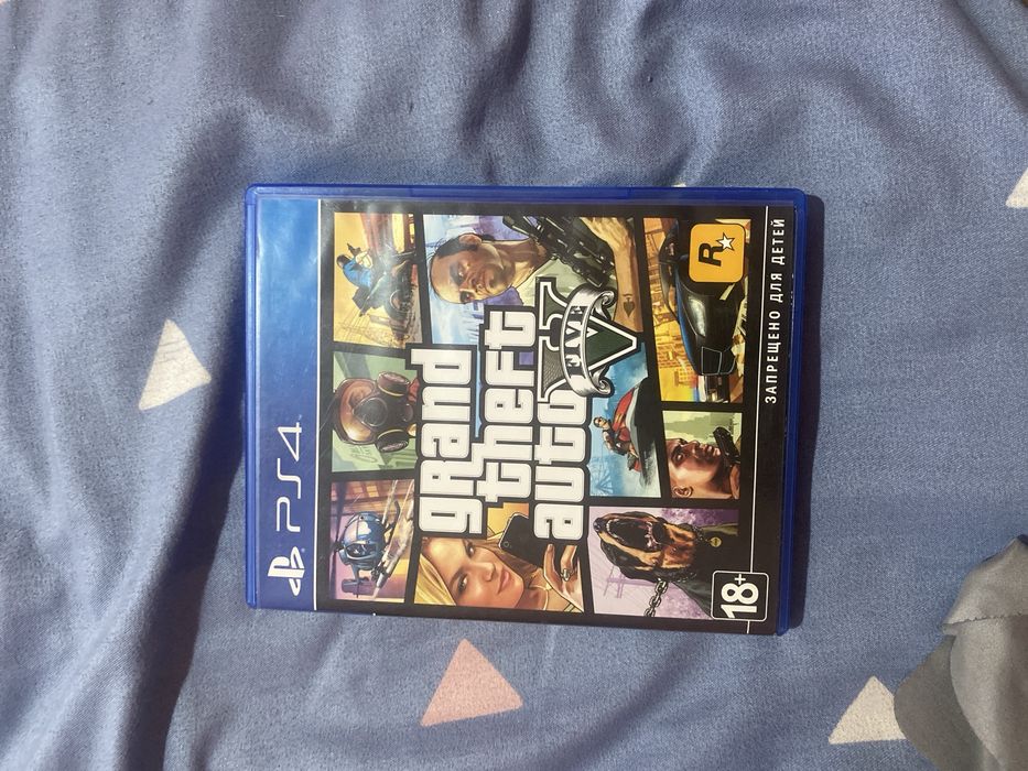 Диск GTA 5 на пс 4
