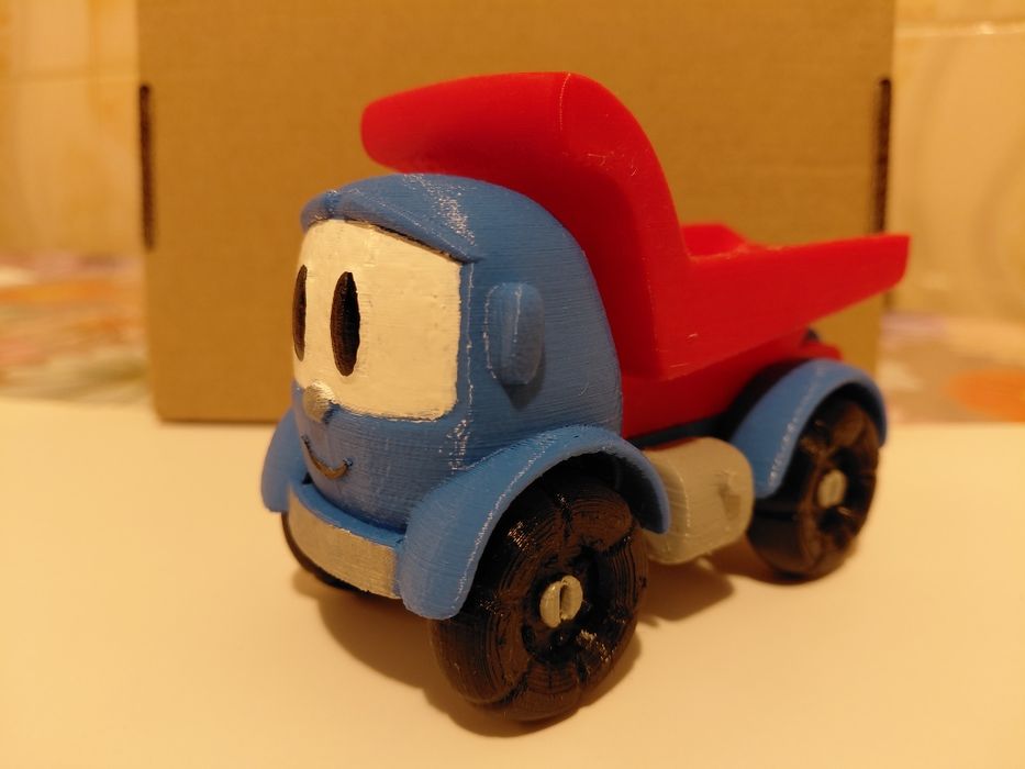 Leo the Truck jucărie tip Lego - doar Leo