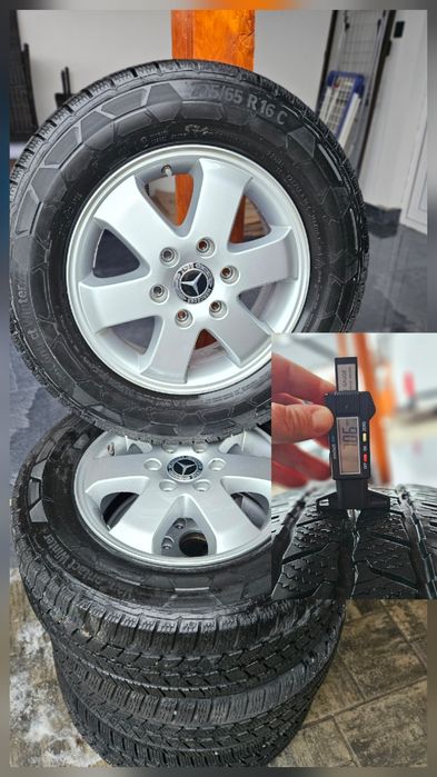 Jante Mercedes Sprinter Aliaj GREUTATE --- Cauciucuri Continetal  C-ur