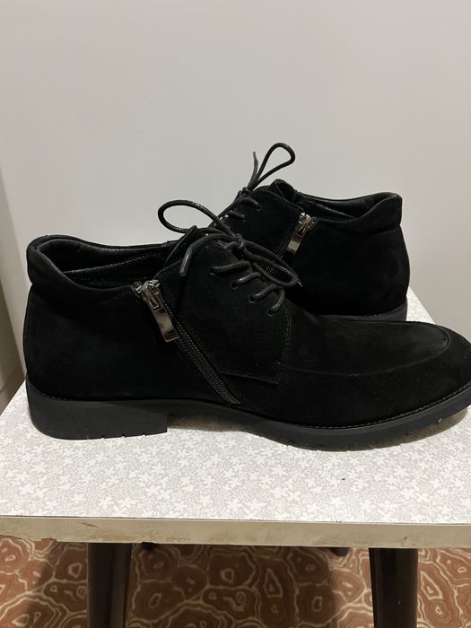 Ботинки осенние замшевые