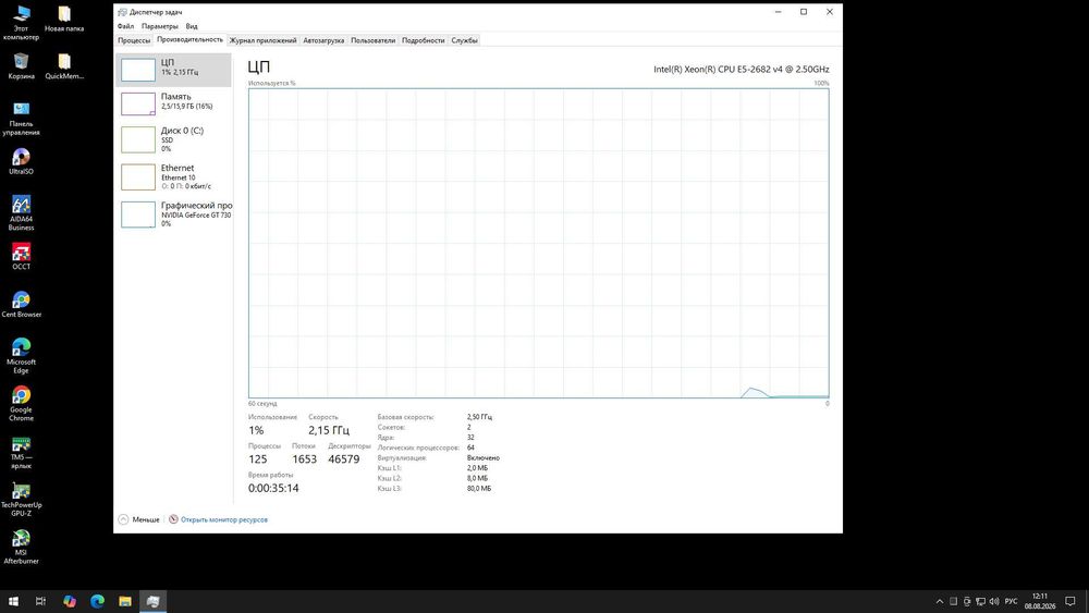 Мощный серверный комплект X99 Dual Socket