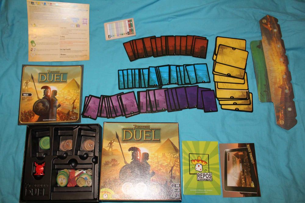 Arkham Horror 2nd/3rd editions, Eldritch Horror, 7 Wonders Duel