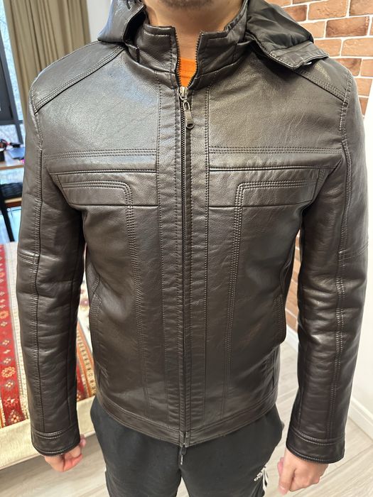 Кожаная куртка  мужская