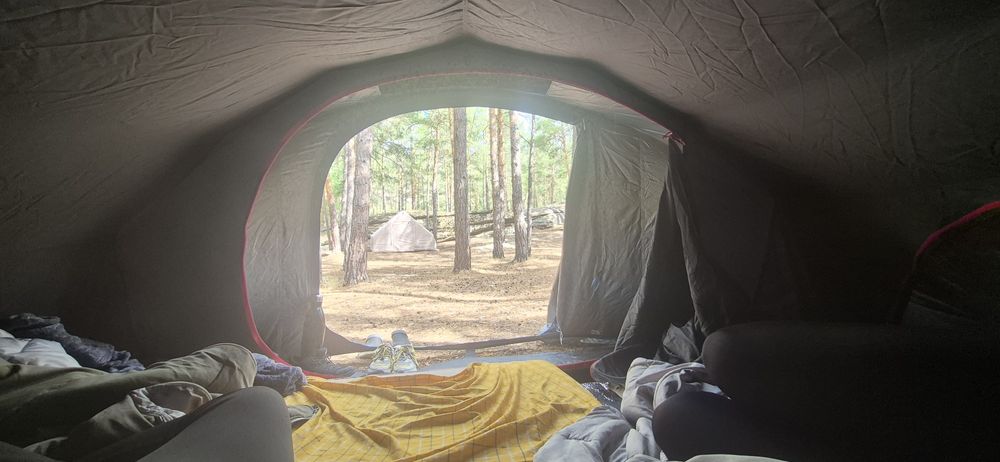 палатка decathlon quechua 2 second fresh&black