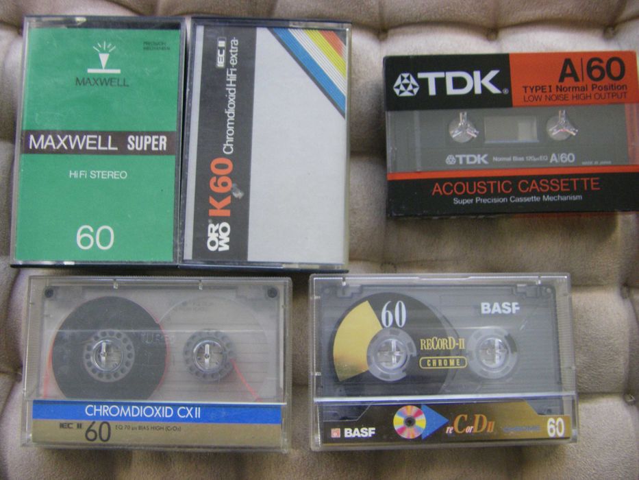 Аудиокасети Хромдиоксид Chromdioxid