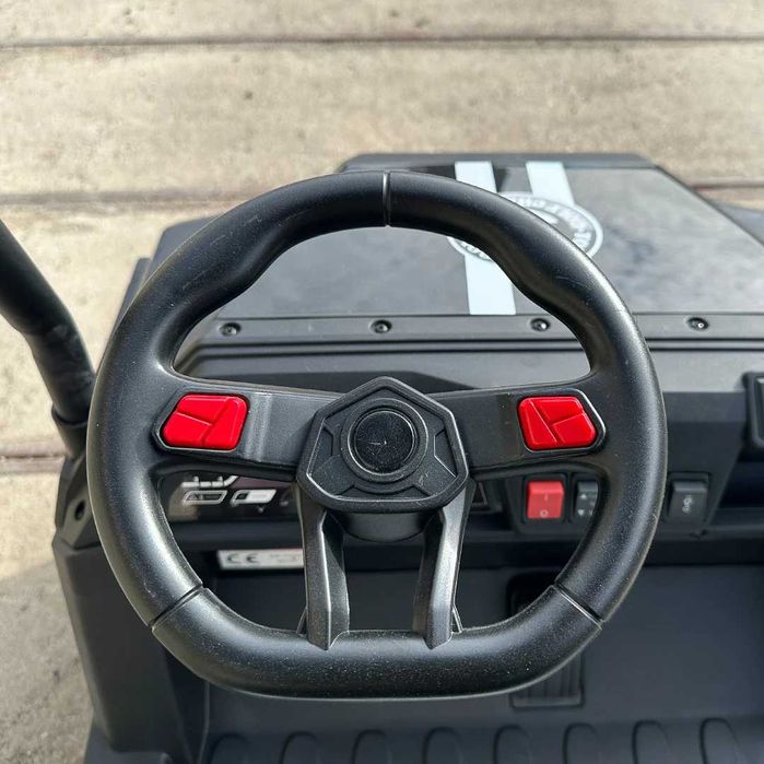 UTV electric pt. 4 copii Kinderauto Golf-Kart 2x 200W, 24V 7Ah Black