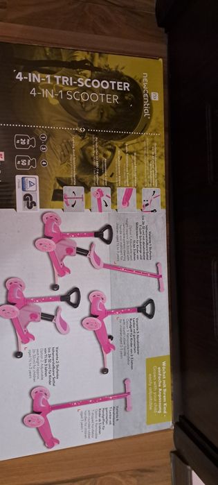 4в1- тротинетка / триколка с родителски контрол