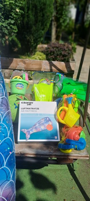 Плажен надувен дюшек-опашка на русалка