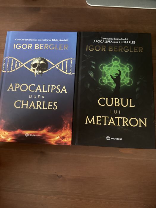 Pachet 2 cărți Igor Bergler: Apocalipsa după Charles + Cubul lui Metatron