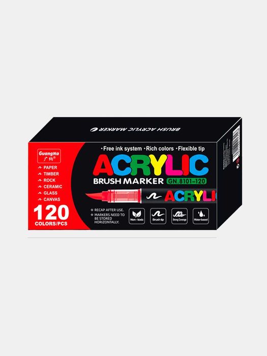 Маркеры акриловые Guangna наборы 12-408 штук