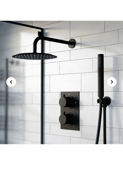 Sistem dus aplicat gresie/ incastrat baterie lavoar Grohe hansgrohe