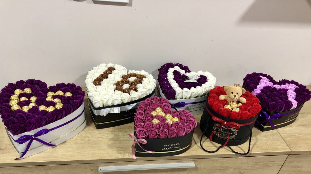 Aranjamente florale de sapun