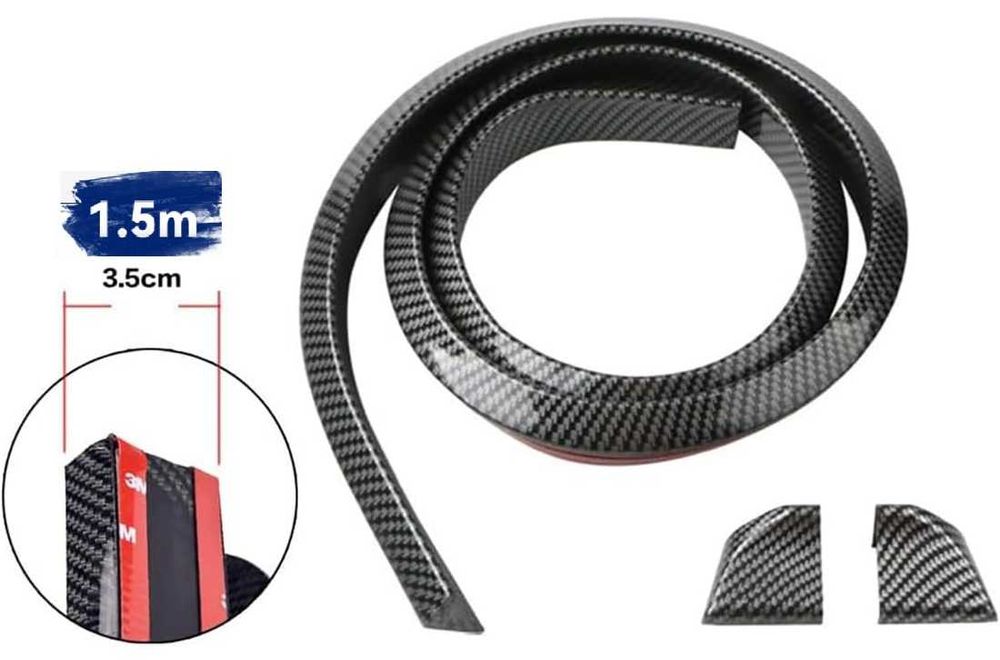 Универсален лип спойлер за багажник 155см - Карбон.