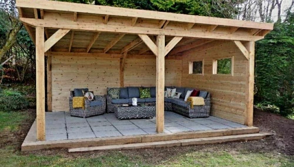 Foișor și terase copertină mobilier și gradina