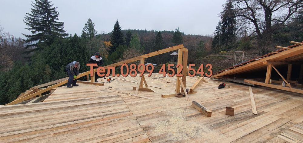 Ремонт на покриви, навеси, беседки, хидроизолация