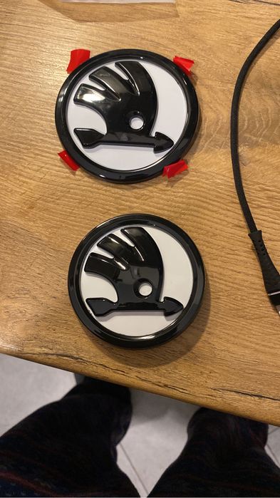 Emblema Embleme Semn Semne Logo Fata Spate Skoda