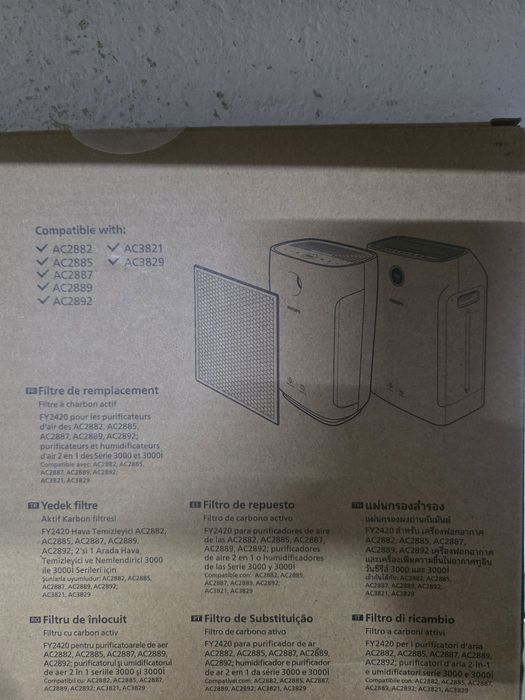 Filtru original de carbon activ pentru purificatoare de aer Philips FY2420/30 NanoProtect