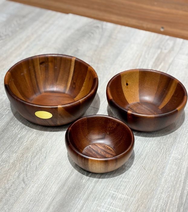 Коса деревянная 3шт набор Thailand (код ACA B4R 3)