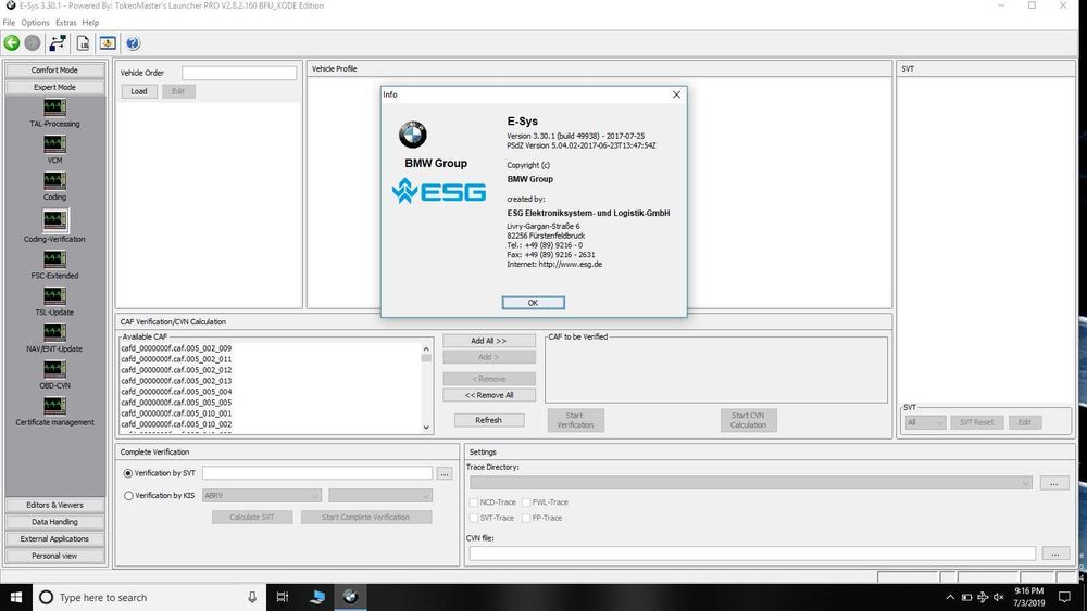 SSD 1Tb BMW ISTA+ 4.58.22 & ISTA-P 3.72 Inpa, NCS E-Sys, ETK KSD
