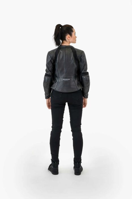 Дамски мото дънки SHIMA FLEXX BLACK, всички протектори