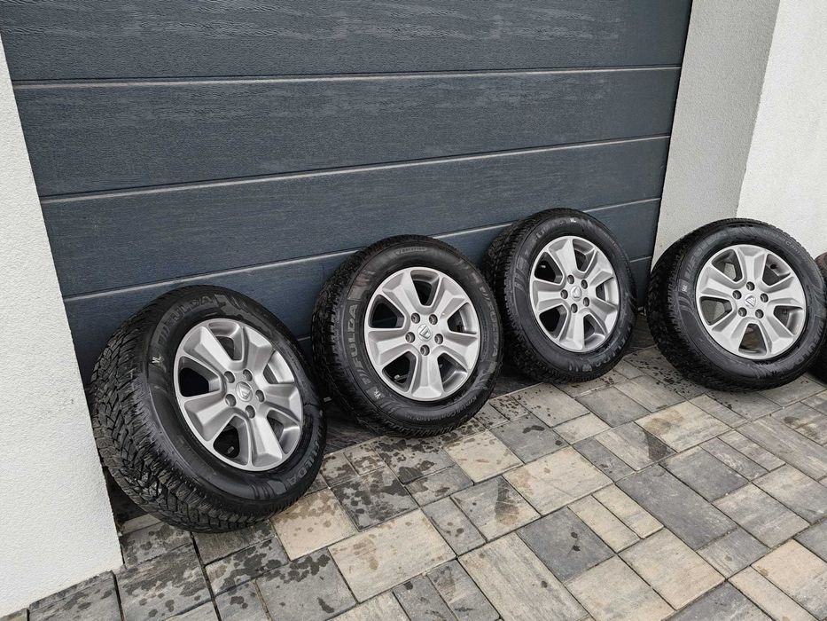 Vând set original jante/roți DACIA DUSTER M+S, dimensiune 215/65/16