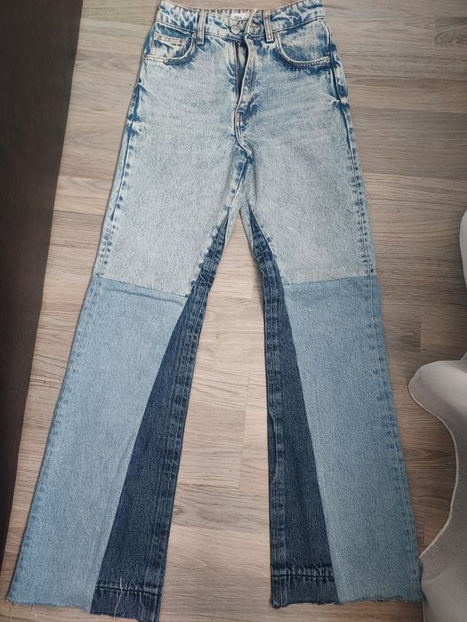 Jeans Zara wide leg, marimea 32