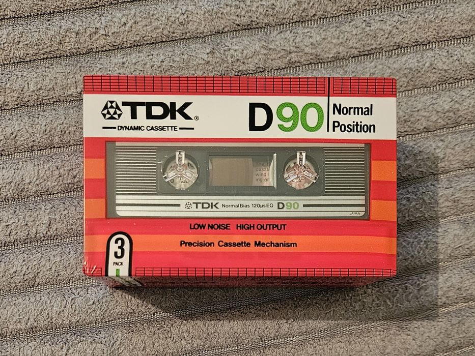 Pack 3 Casete Audio TDK  D90 Japan 1982
