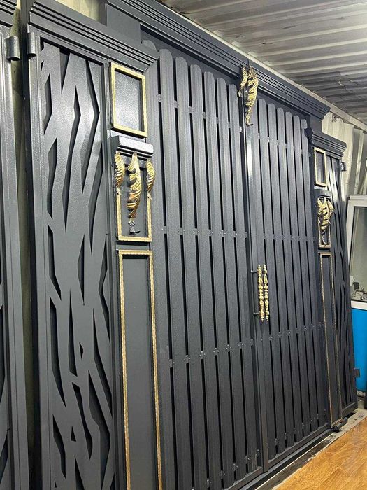 Ворота Металл Откатные Распашные Продаю Забор Хайтек Алматы Доступно