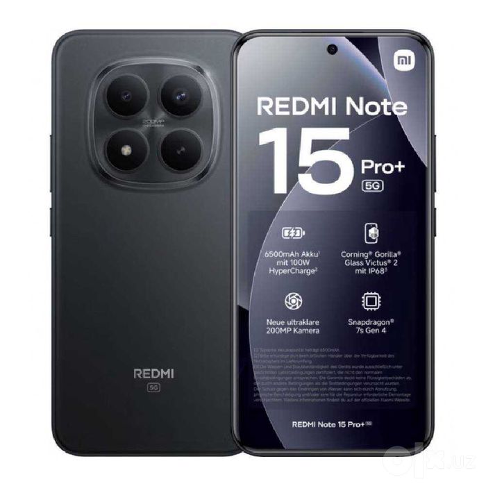 Redmi Note 15 Pro+ 5G 8/256--12/512--16/512gb