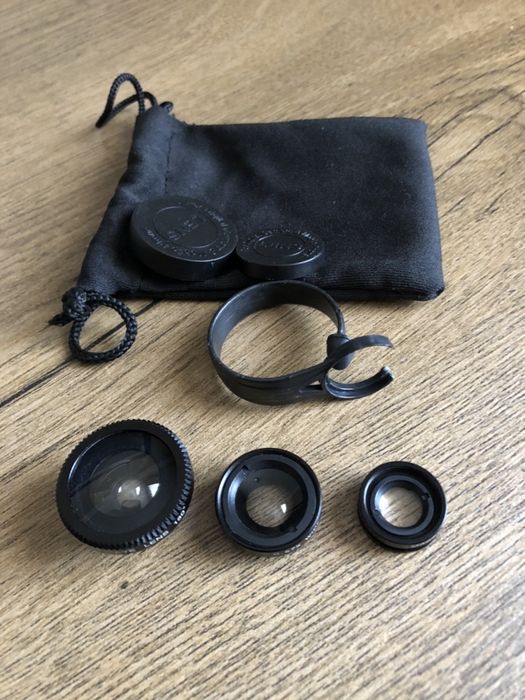 3 lentile telefon. Macro,wide, fisheye