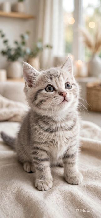 Милый котёнок мальчик.