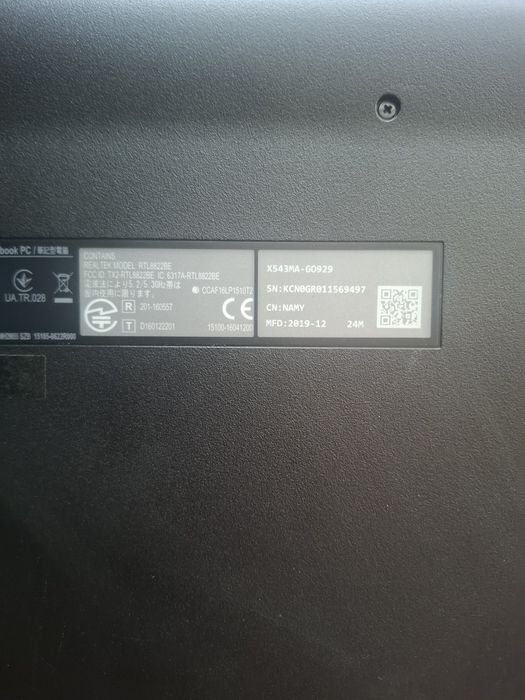 Laptop Asus vivobook x543M