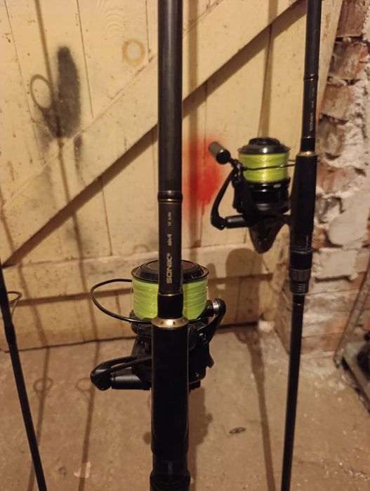 Въдици с макари и калъф