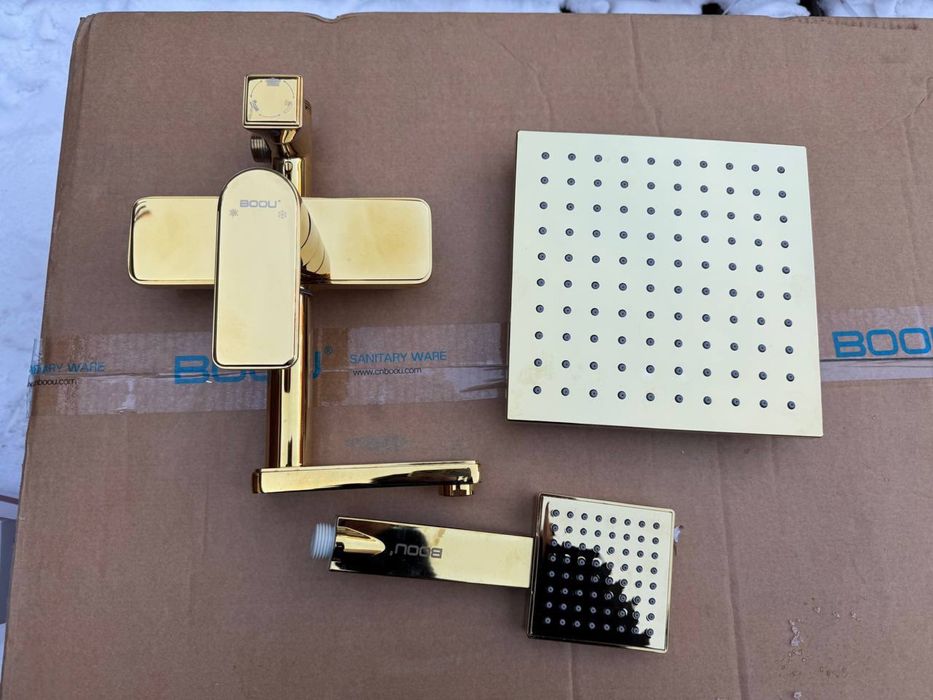 Смеситель (smesitel) комплект для ванной и душа с лейкой