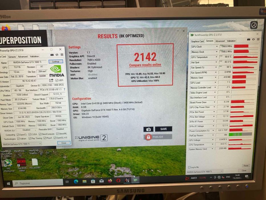 Видео карта GeForce GTX 1660 Ti