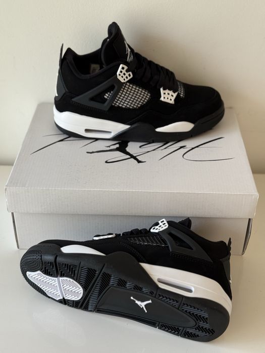 Air Jordan 4 Retro White Thunder Full Box Size 35-45