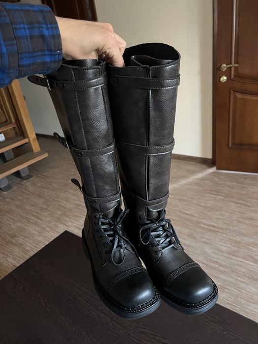 Сапоги из натуральной кожи