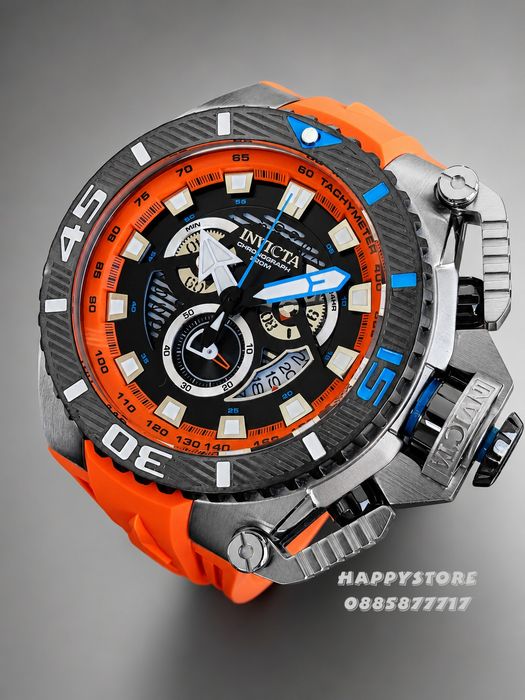 INVICTA Optimus Orange 66 mm, Инвикта нов мъжки часовник