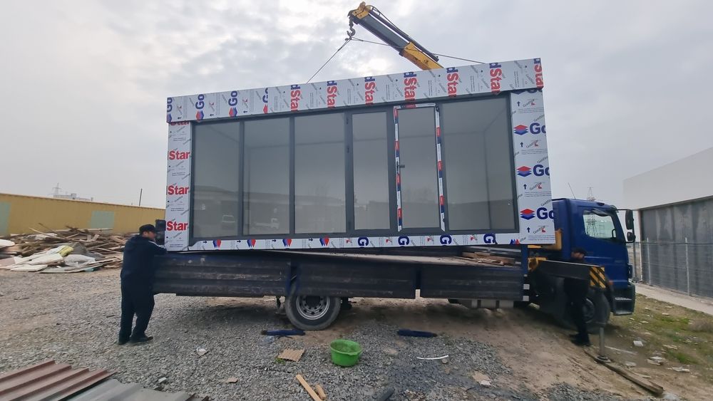 Контейнер Домик Офис Магазина Сартарошхона Готовы Конструкции Konteyne