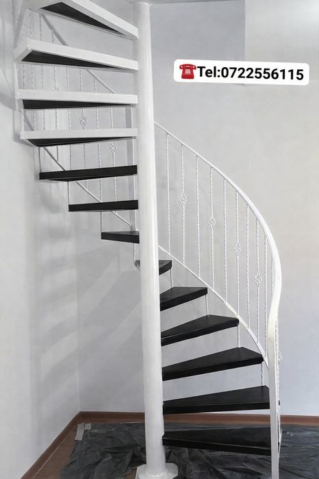 Scări Spirală interioare/exteriore