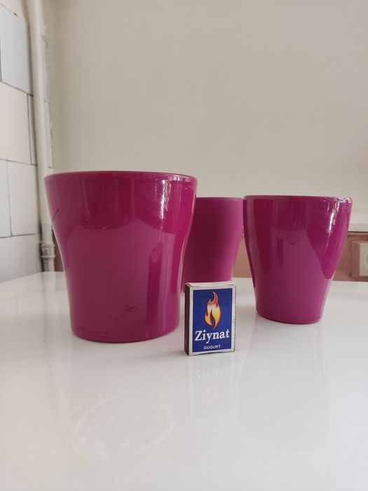 Кашпо для цветов комплект 3 штуки производства Германия