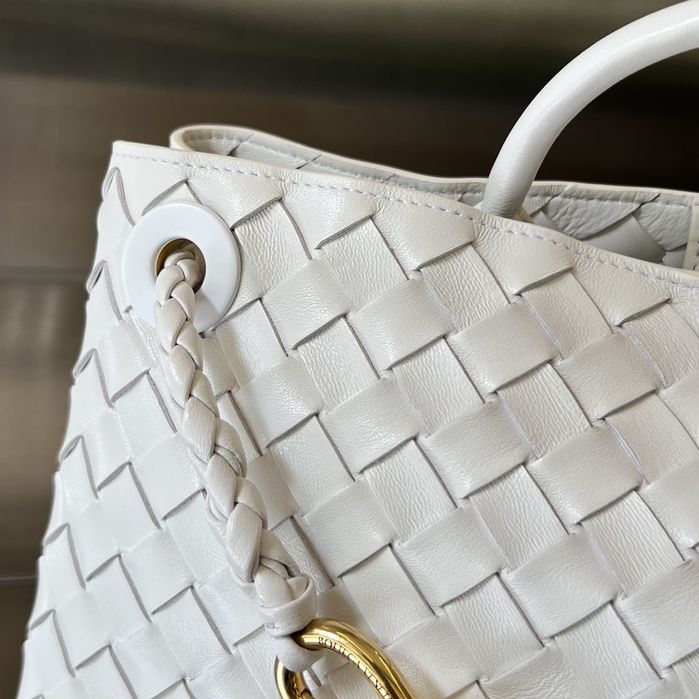 Geanta Bottega Veneta Andiamo 29 cm alb, Premium