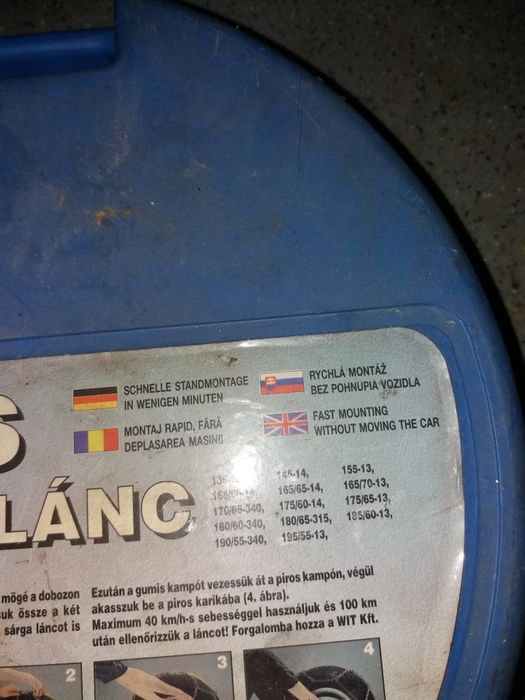 Lanturi de zapada auto pt.roti de 13-14" si aditivi diesel