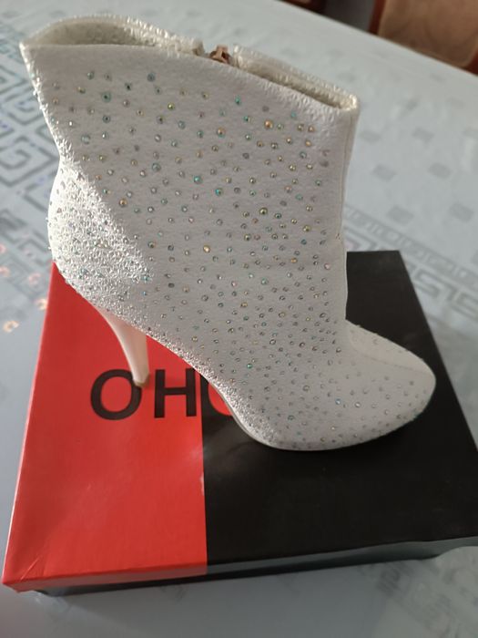 Сапоги женские свадебные