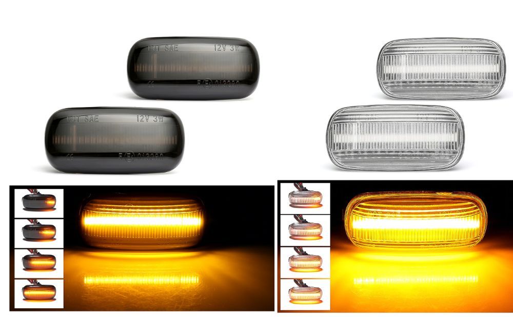 Semnale semnalizatoare LED dinamice Audi A3 8P A4 B6 B7 B8 A6 S6 C5 C7